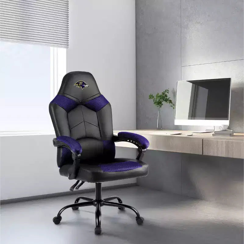 Chaise de bureau surdimensionnée Baltimore Ravens