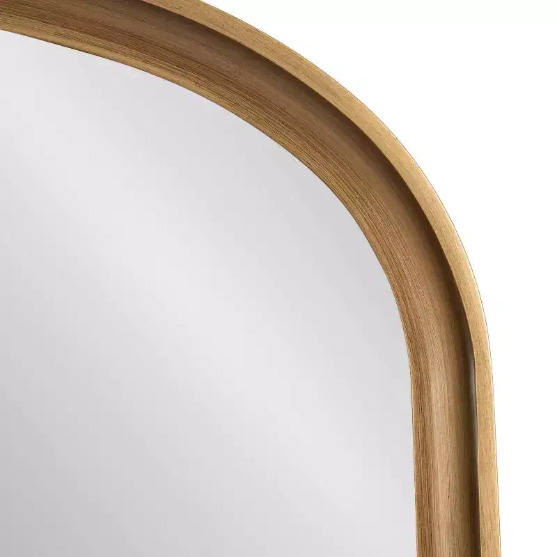 Miroir mural arche panier 34"x28" Or