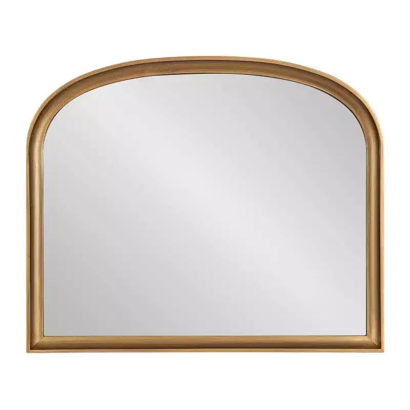 Miroir mural arche panier 34"x28" Or