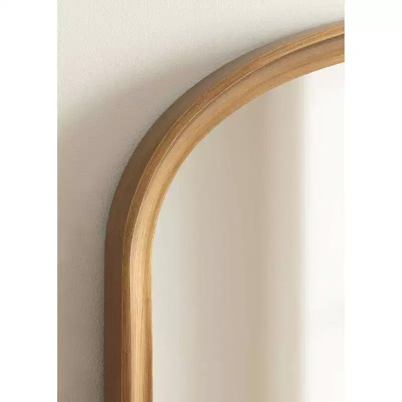 Miroir mural arche panier 34"x28" Or