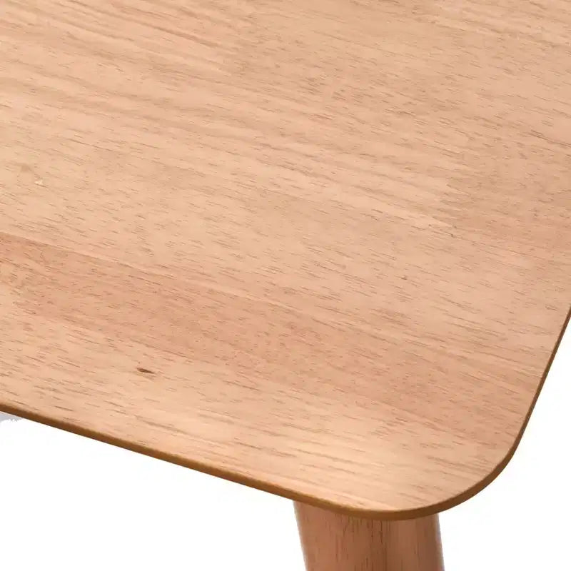 Table carrée hauteur comptoir en chêne clair