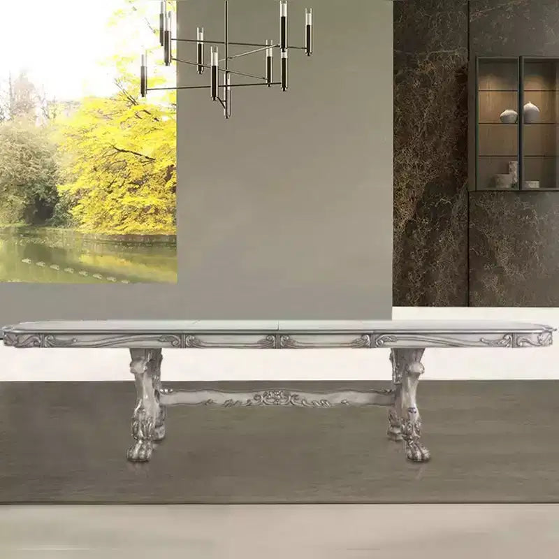 Table à manger 345 cm Blanc cassé vintage