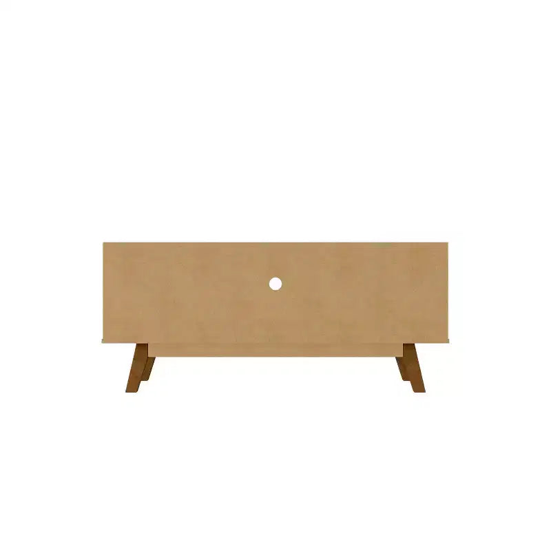 Meuble TV Mid-Century Modern à 4 étagères pour téléviseurs jusqu'à 55" : Console multimédia, gestion des câbles