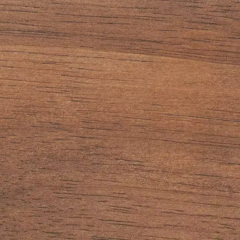 Lit plateforme King Size en bois avec tête de lit capitonnée Marron Noyer