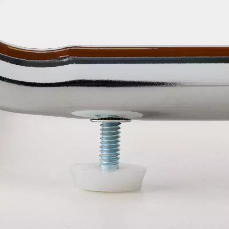 Table d'appoint avec cadre chromé
