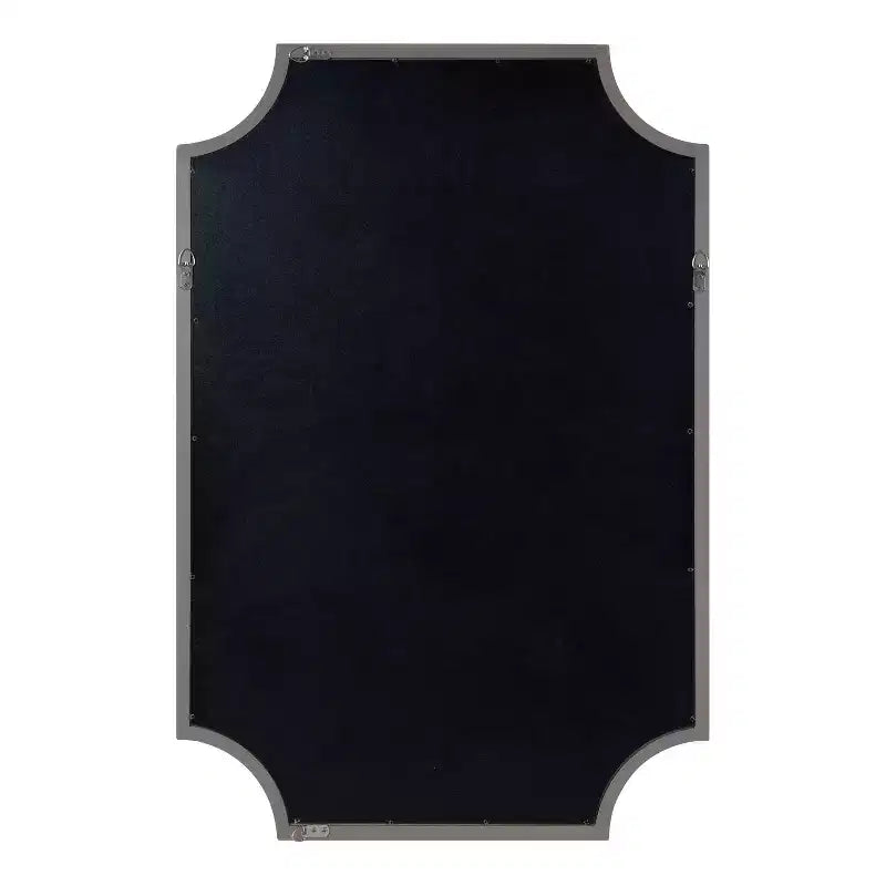 Miroir festonné en MDF 24x36 argenté