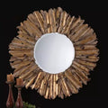 Miroir mural rond de 109 cm de large