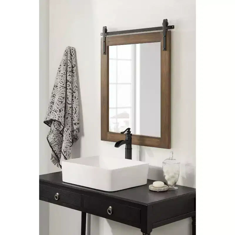 Miroir mural rustique