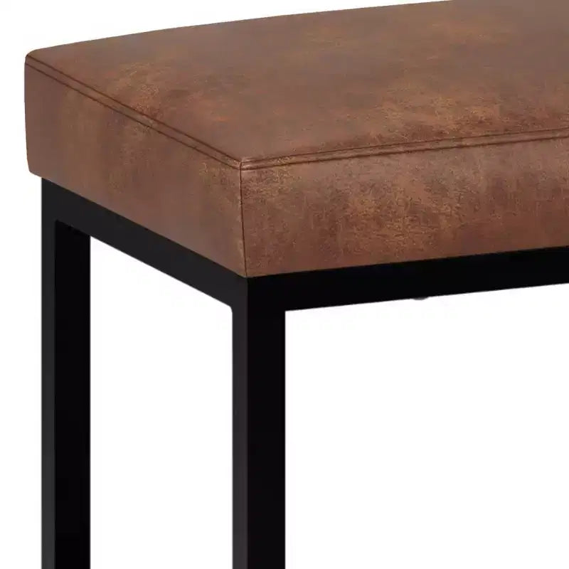 Banc rectangulaire contemporain de 66 cm