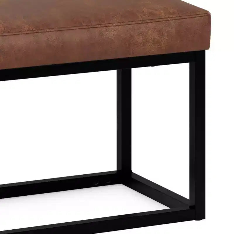 Banc rectangulaire contemporain de 66 cm