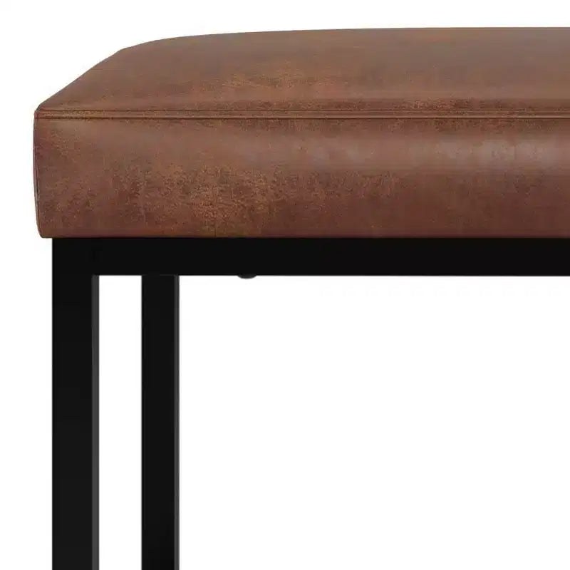 Banc rectangulaire contemporain de 66 cm