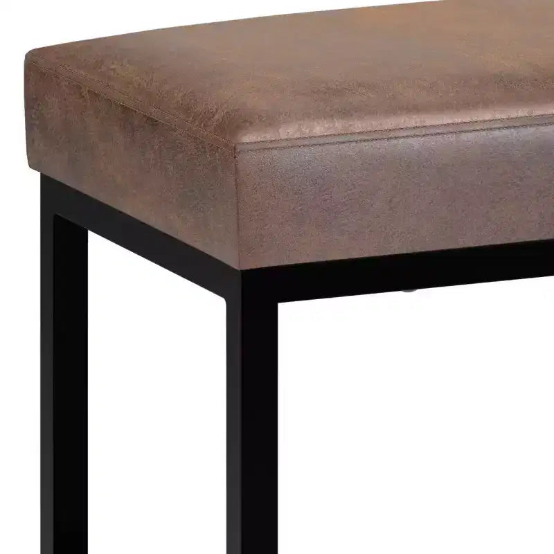 Banc rectangulaire contemporain de 66 cm