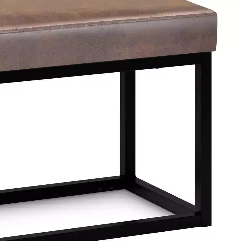 Banc rectangulaire contemporain de 66 cm