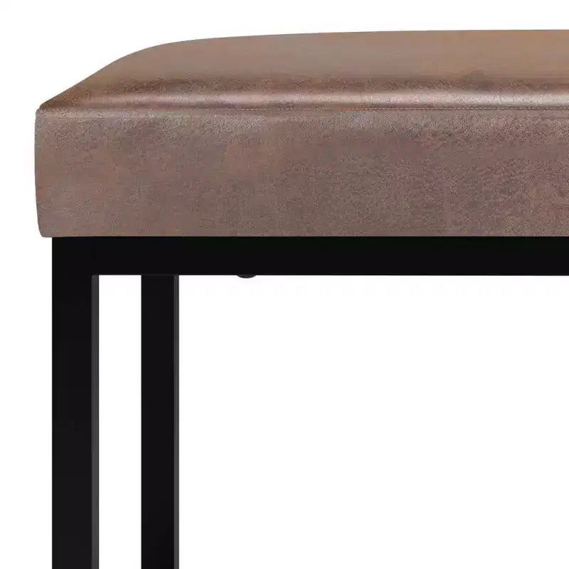 Banc rectangulaire contemporain de 66 cm