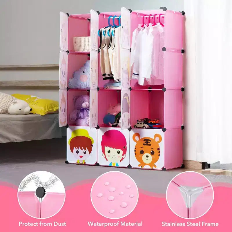 Rangement portable pour vêtements/boîte à jouets pour enfants