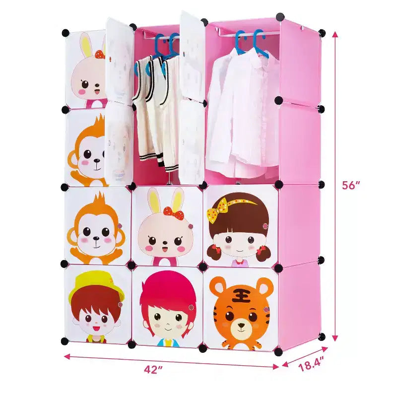 Rangement portable pour vêtements/boîte à jouets pour enfants