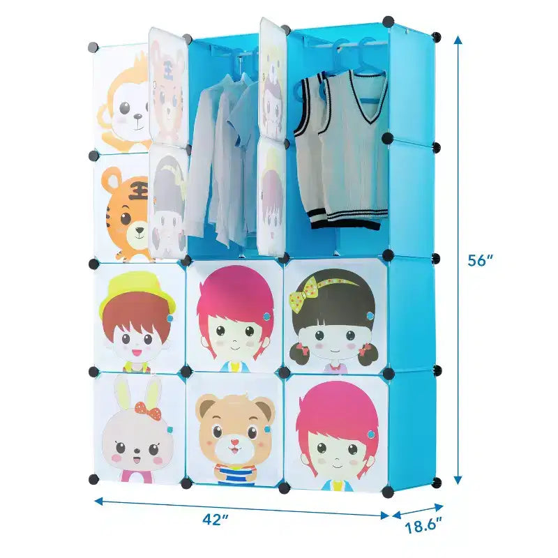 Rangement portable pour vêtements/boîte à jouets pour enfants