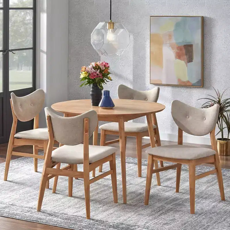 Lot de 2 chaises de salle à manger modernes du milieu du siècle