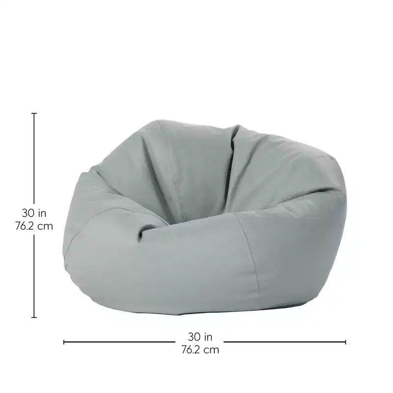 Pouf Rond en Vinyle pour Enfants