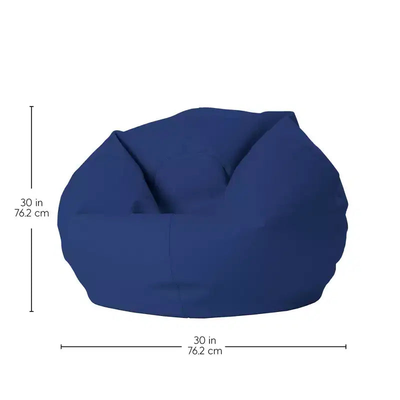 Pouf Rond en Vinyle pour Enfants