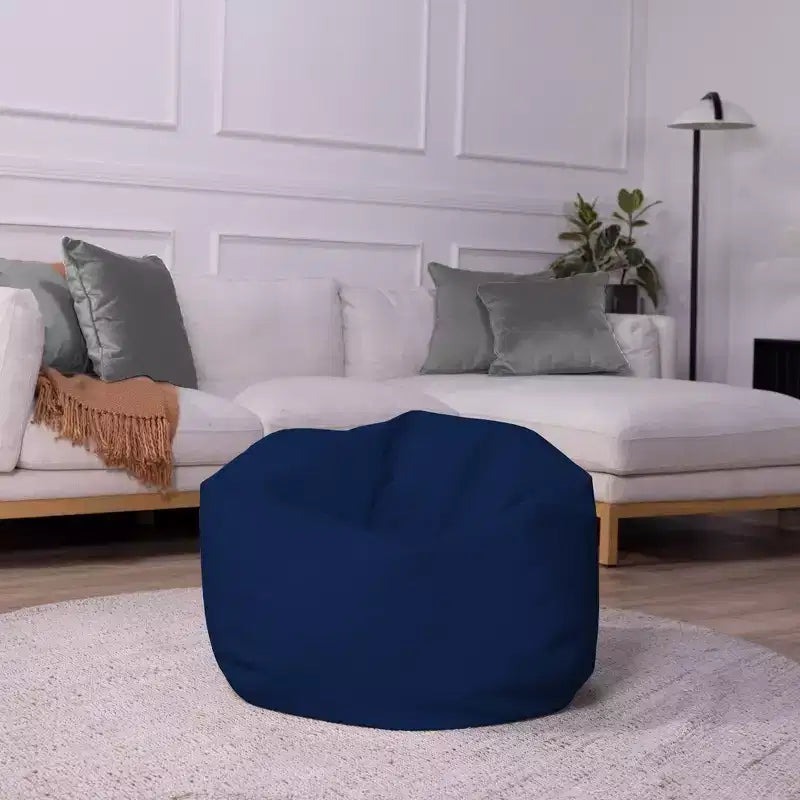 Pouf Rond en Vinyle pour Enfants