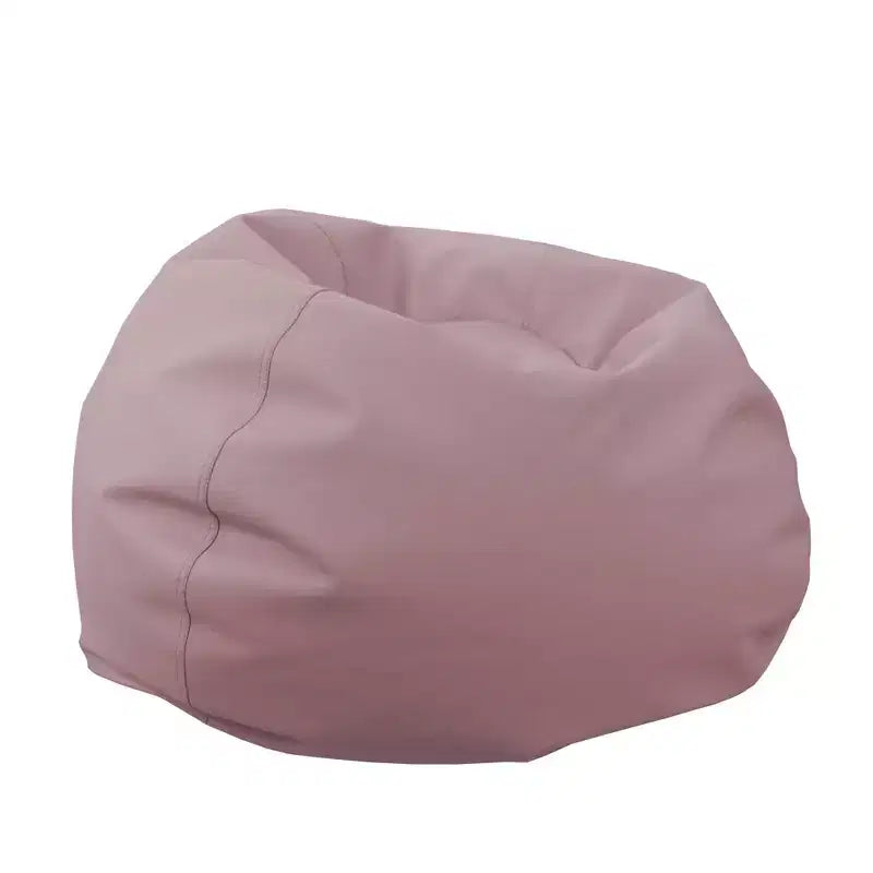 Pouf Rond en Vinyle pour Enfants