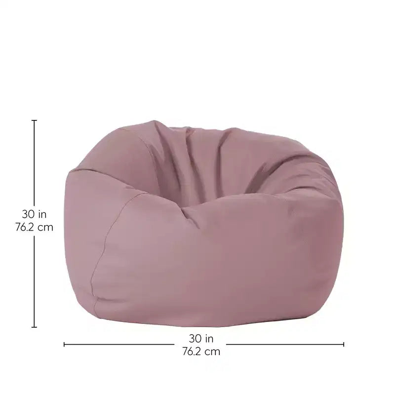 Pouf Rond en Vinyle pour Enfants