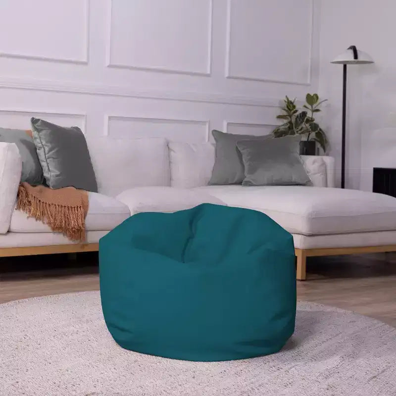 Pouf Rond en Vinyle pour Enfants