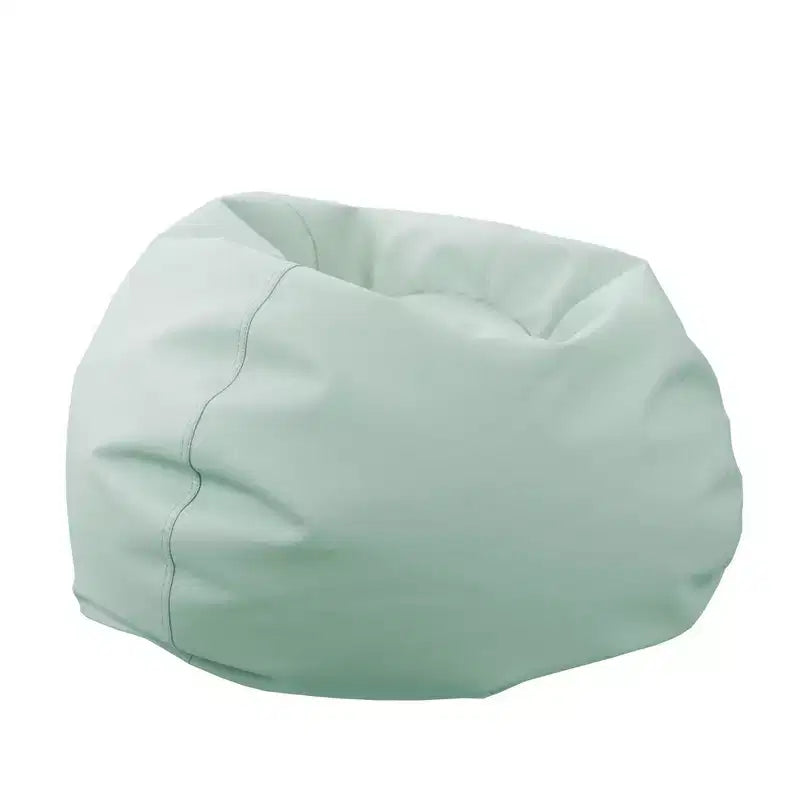 Pouf Rond en Vinyle pour Enfants