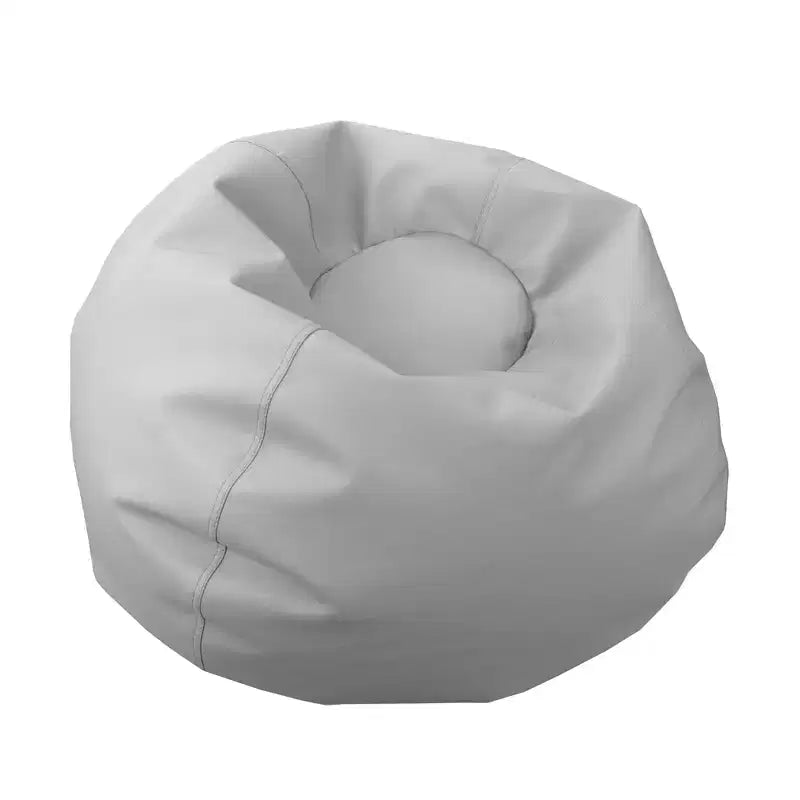 Pouf Rond en Vinyle pour Enfants
