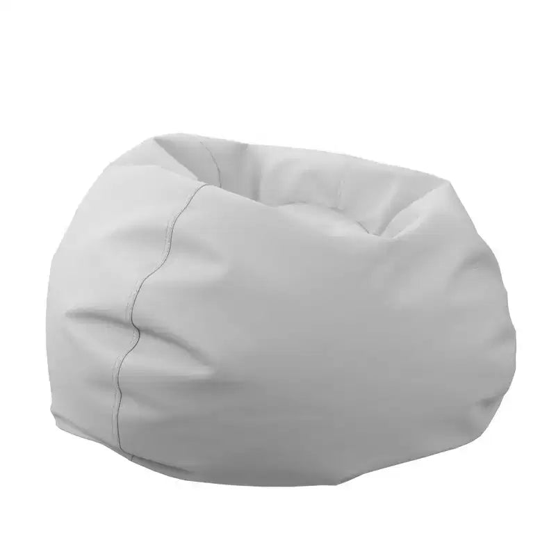 Pouf Rond en Vinyle pour Enfants