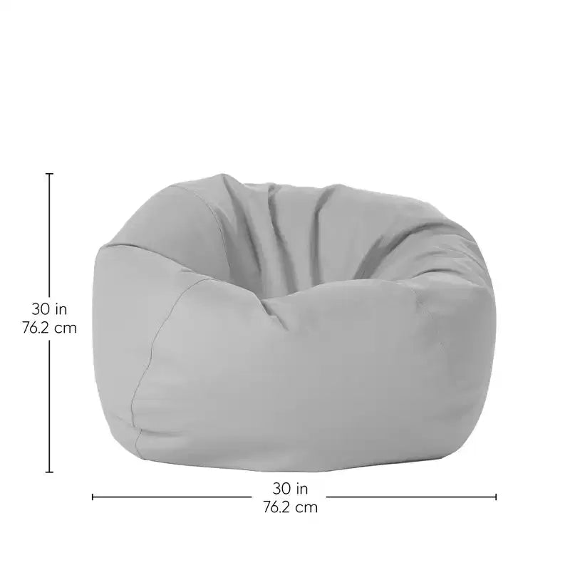 Pouf Rond en Vinyle pour Enfants