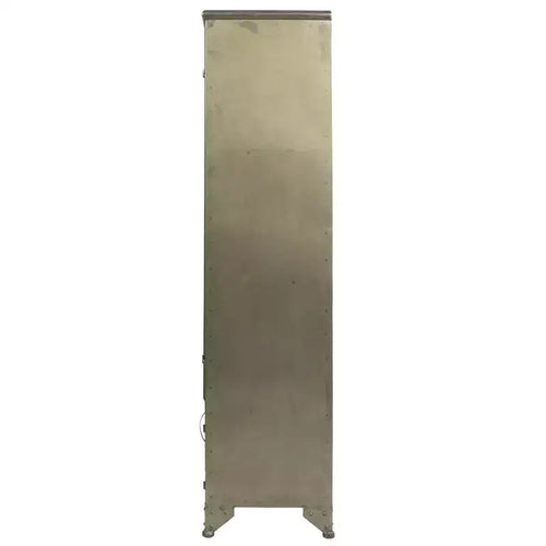 Armoire de rangement décorative de 57,5 po de haut avec étagères fixes