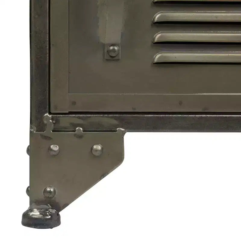 Armoire de rangement décorative de 57,5 po de haut avec étagères fixes
